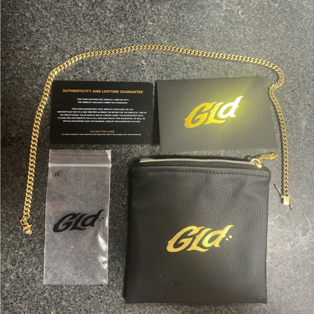 GLD gold chain 18’
